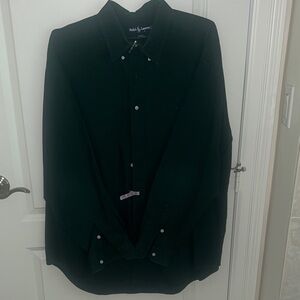 Ralph Lauren XXL Freshly Dry Cleaned Men's Forest Green Button Down Shirt